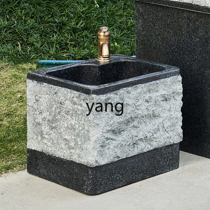 LZR granite villa garden sink integrated sink laundry table