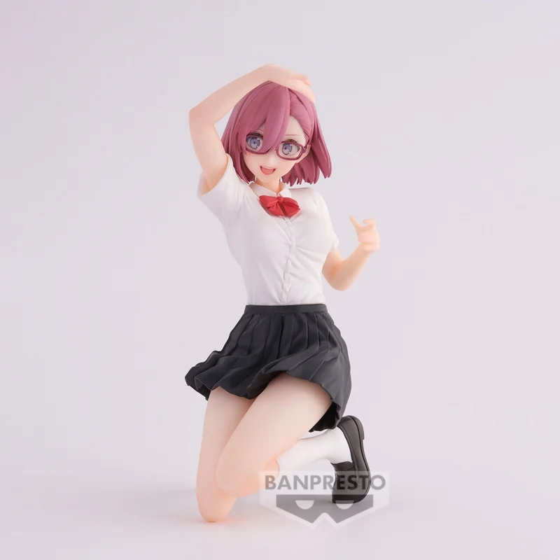 Bandai Original 14Cm RIRISA AMANO Action Figure 2.5 Dimensional Seduction Anime Toys For Kids Gift Collectible Model Ornaments