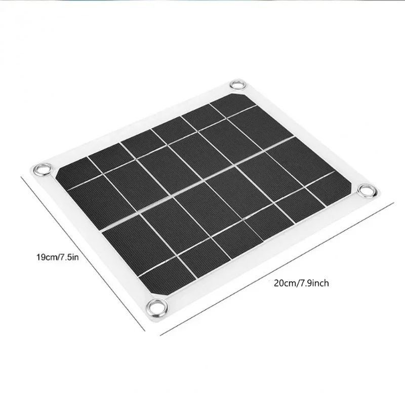 Painel solar portátil 20w 5v usb célula solar ao ar livre telefone power bank carga para ciclismo acampamento caminhadas escalada viagem à prova dwaterproof água