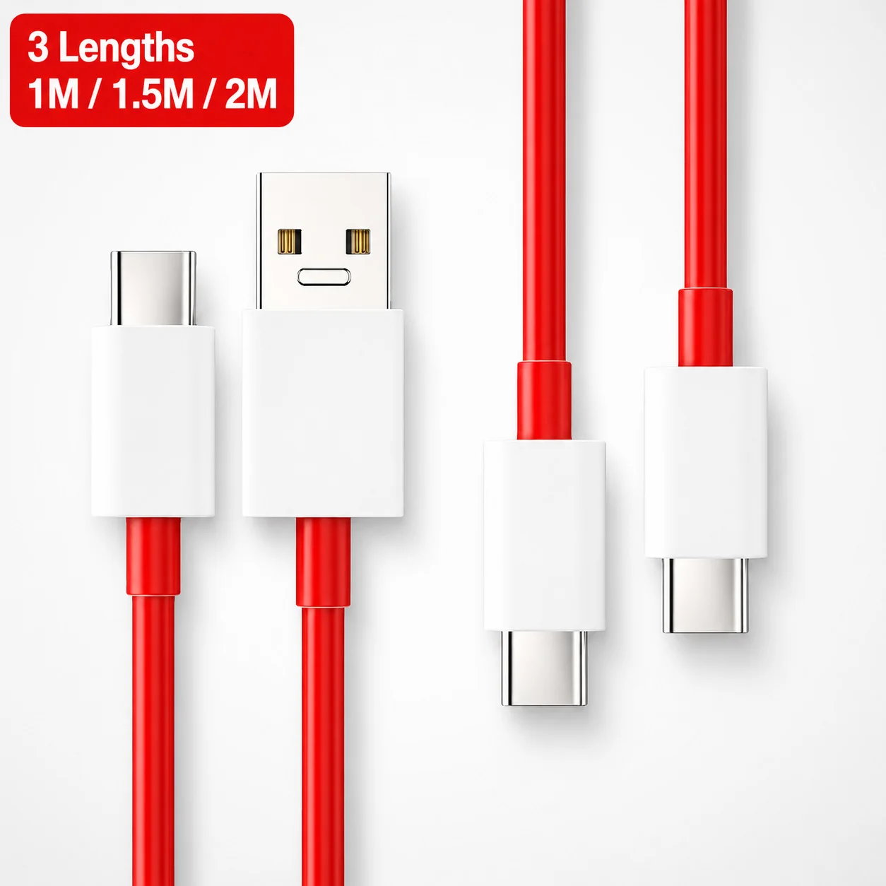80W SUPERVOOC 2.0 Type C to Type C Fast Charge Cable USB C Data Wire for OnePlus 11 11R 10R 10 Pro 8T Nord N30 Ace 2