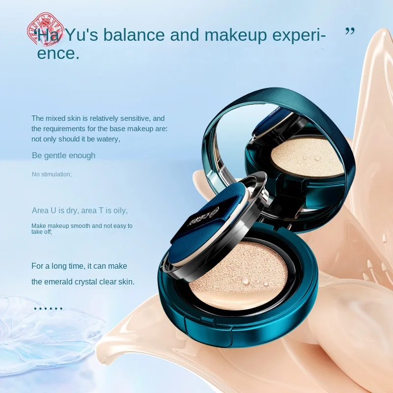 Air Cushion BB Cream With Replacement Kit Concealer Primer Hydrating Brightening Moisturising Foundation Korean Cosmetics