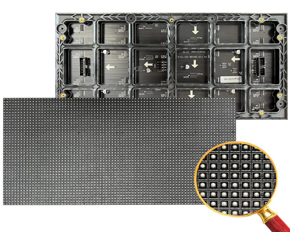 Wewnętrzny moduł panelu LED P4 320x160mm 80*40 pikseli 1/20 skanowanie SMD RGB pełnokolorowy moduł panelu wyświetlacza LED