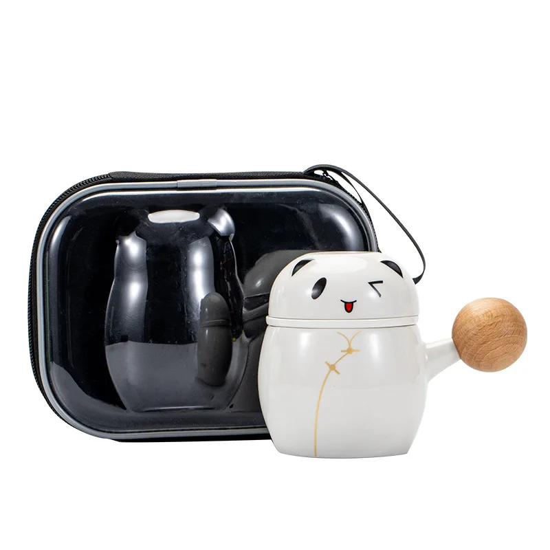 Panda tea separation, tea cup, drinking water for men and women, filter with lid