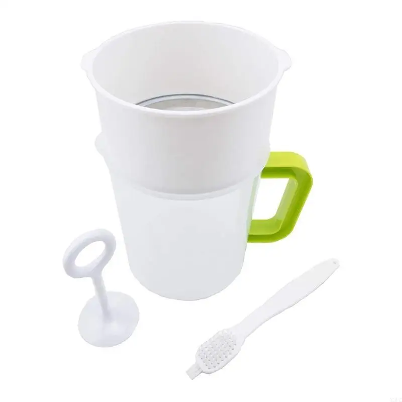 Oat Tea Fruit Juice and Soy Milk Filter Cup Every Slag Filtration Reusable No Need to Get Your Hands Durable X3UC