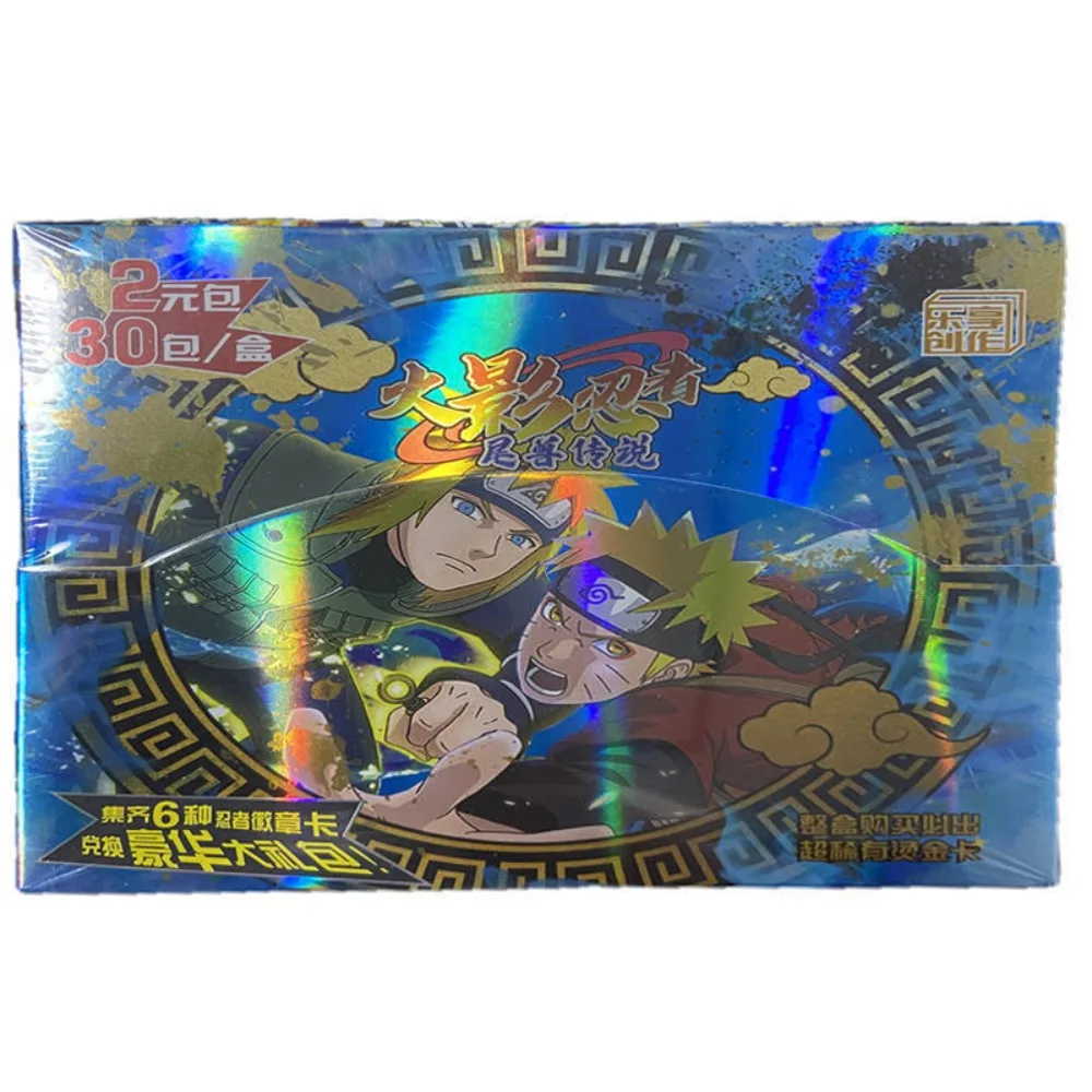 Original Naruto Cards Booster Box Anime Bijuu Legend Series Hatake Kakashi Character Portrait Collection Card Fans Hobbies Gifts