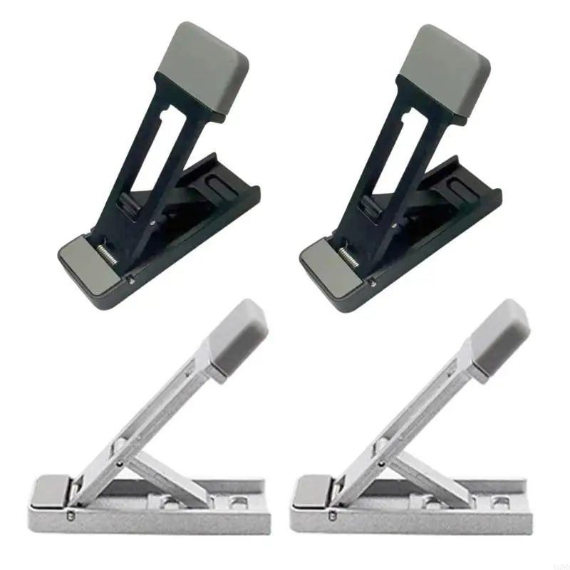 

2Pcs Portable Laptop Stand Aluminum Mini Folding Holder Height Adjustment Notebook Bracket Accessories for Laptop Y3ND