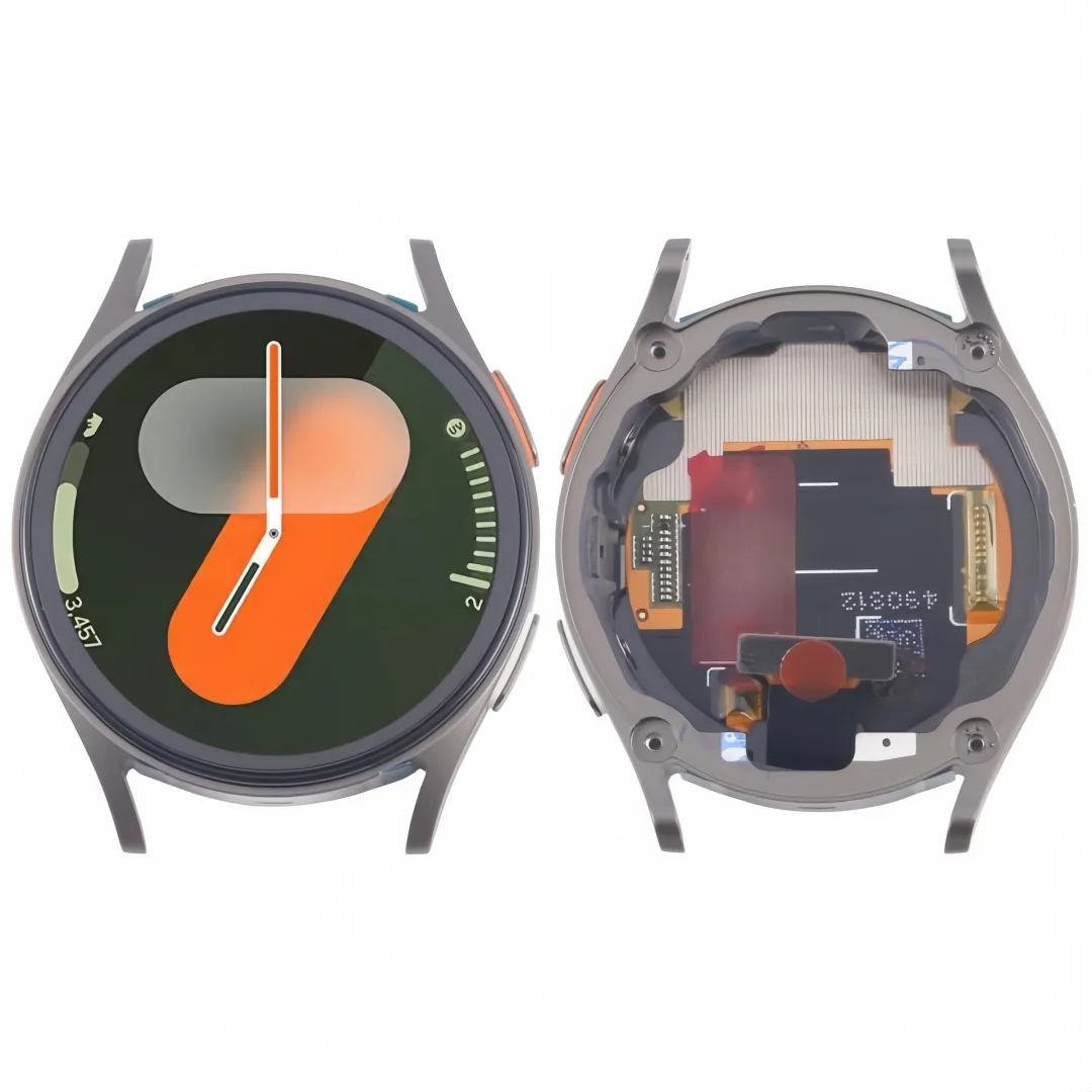 Tela LCD para Smartwatch com moldura, adequada para acessórios de display do Samsung Galaxy Watch 7 de 40mm