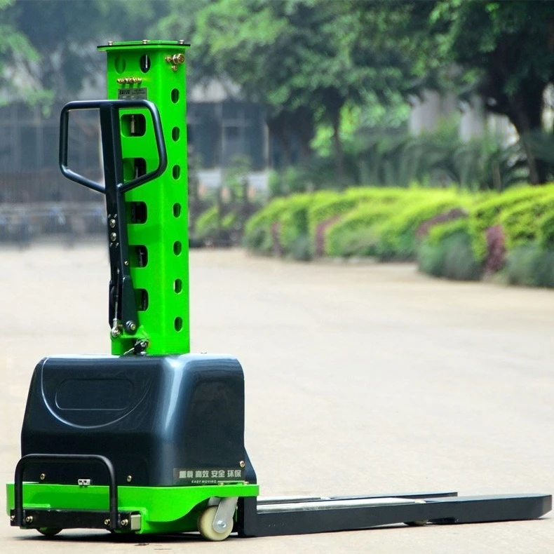 

Portable CTD-500/350 Electric Forklift Self-Loading Stacker Design Compact Powered Industrial Truck for Material Handling