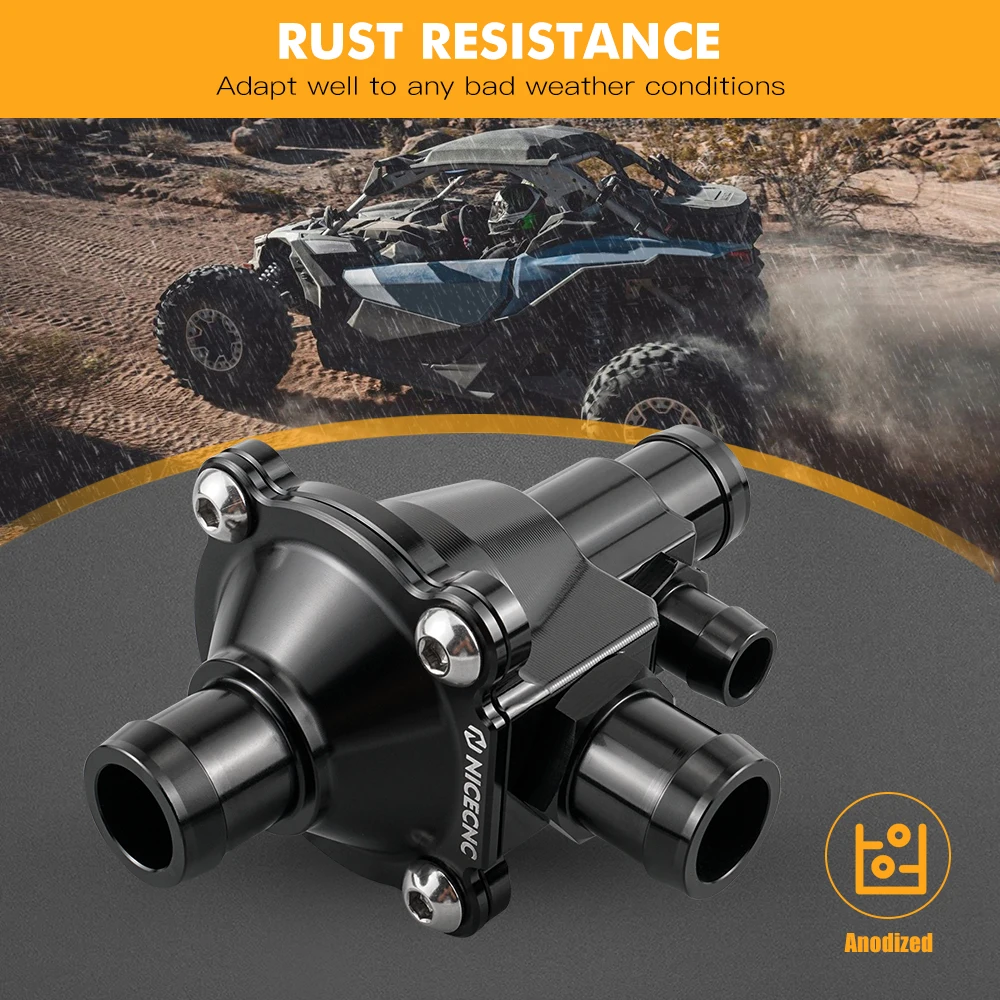 NICECNC UTV For Can Am Maverick X3 2017-2018 Upgraded Thermostat For Trail 1000 EFI MAX Turbo Sport Defender 1000 Accessories