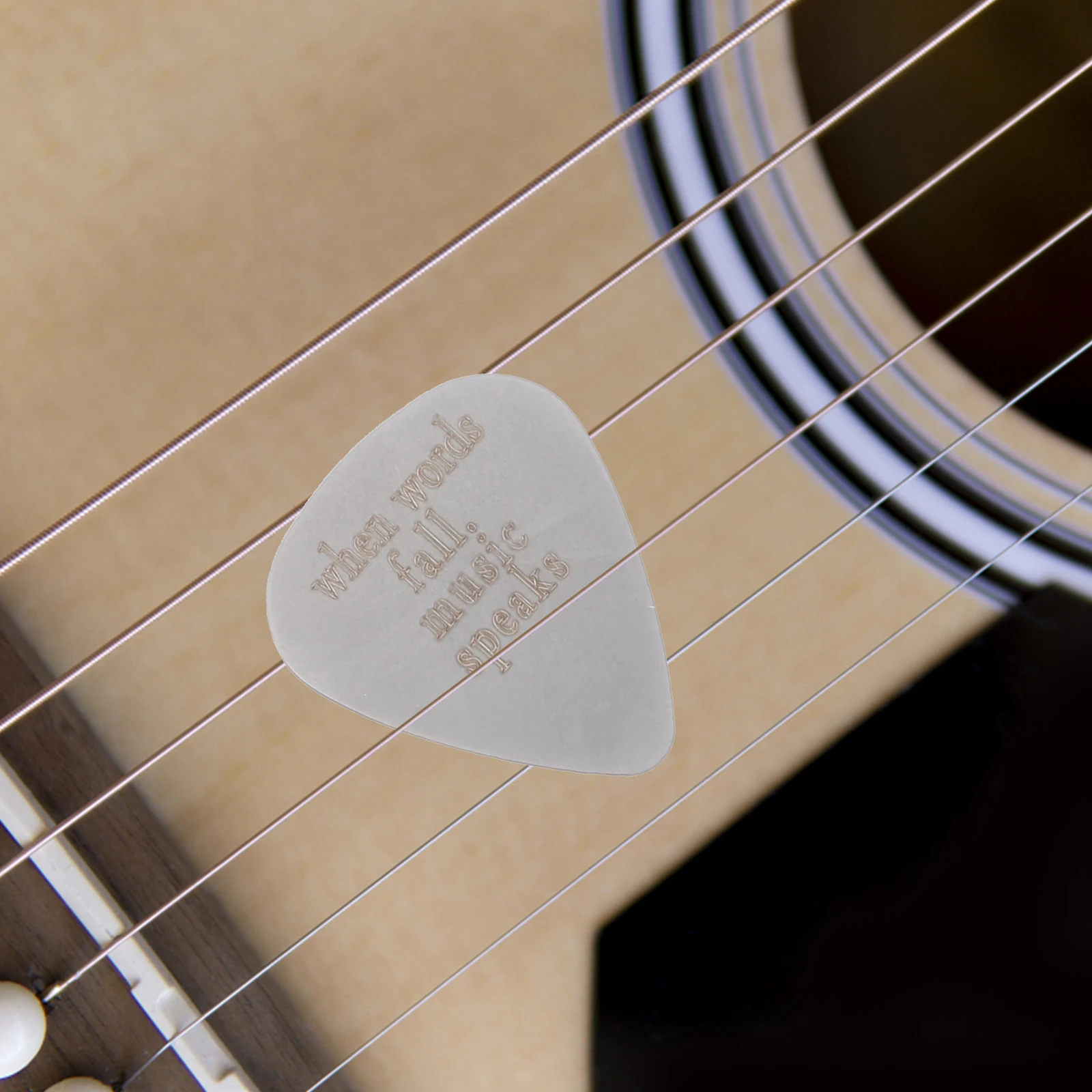 

3 Pcs Guitar Pick Acoustic Picks Classical Variety Plectrum Clip Stainless Steel Clamp