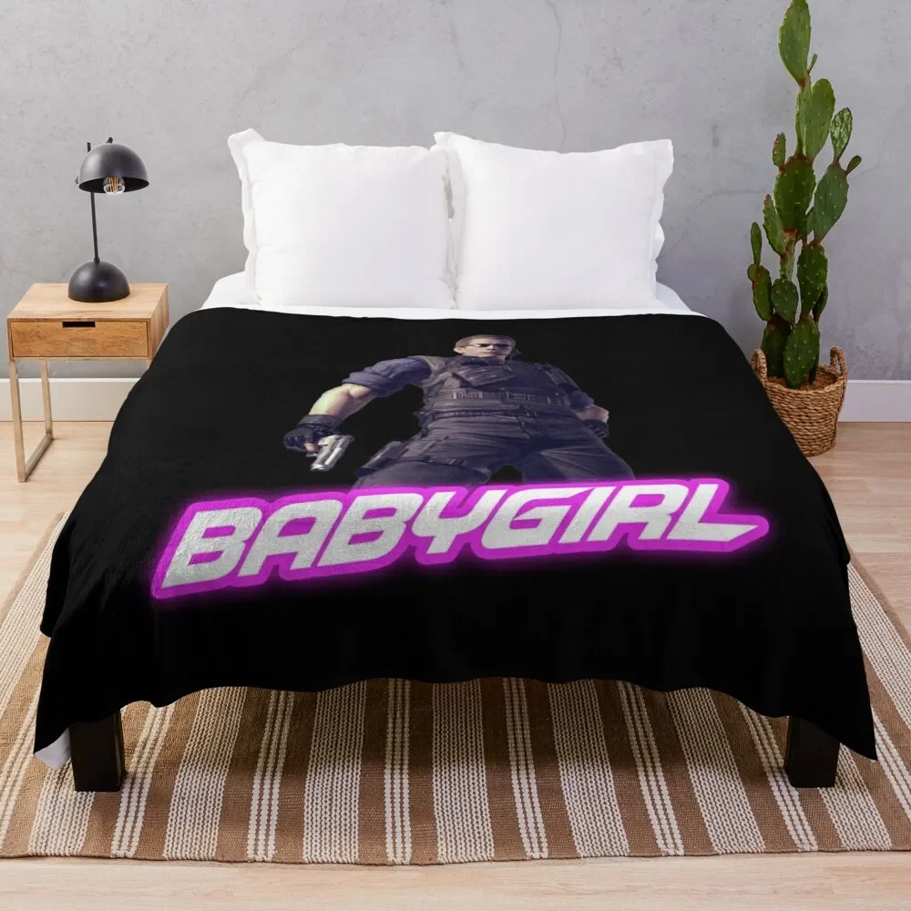 Babygirl Albert Wesker from Resident Evil Throw Blanket