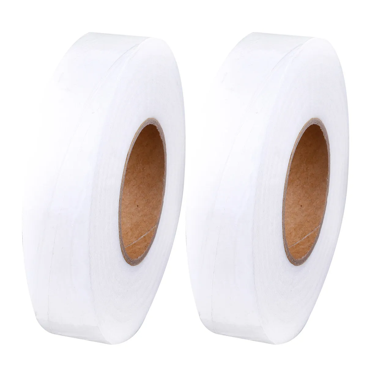 2Pcs Double Sided Iron-on Hemming Tape for Jeans Dresses Skirts Trousers Non-Woven Fabric Adhesive Fusible Bonding Web Tape