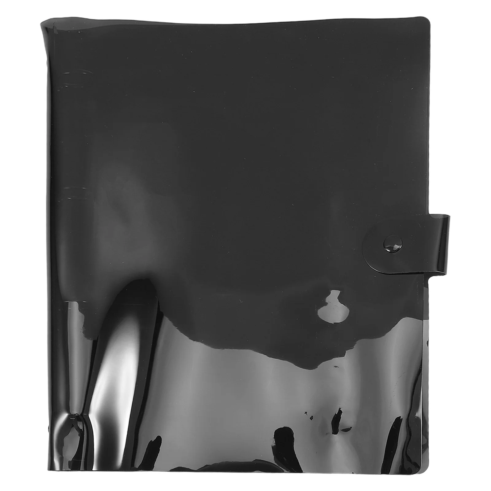 

A4 PVC Loose Leaf Binder Refillable Snap Button Closure Planner Cover for Personal and Professional Use Notebook Protector