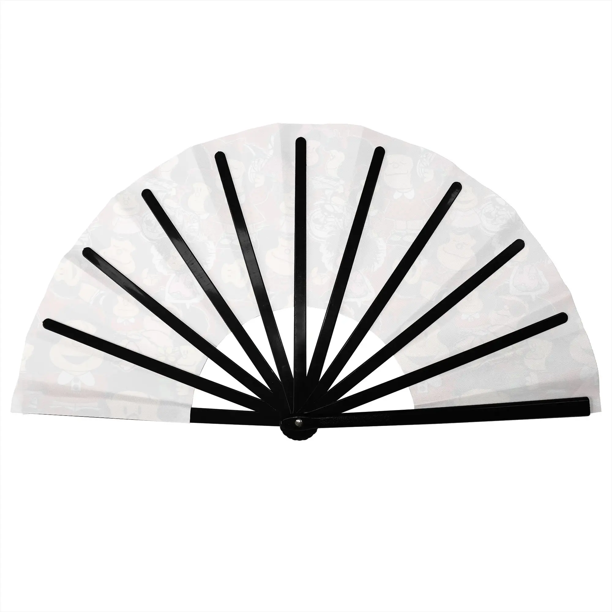 Customized M-Mafaldas Manga Comics Portable Pocket Fan Travel Classic Polyester Folding Fan Chinese Dance Handheld Cooling Fans