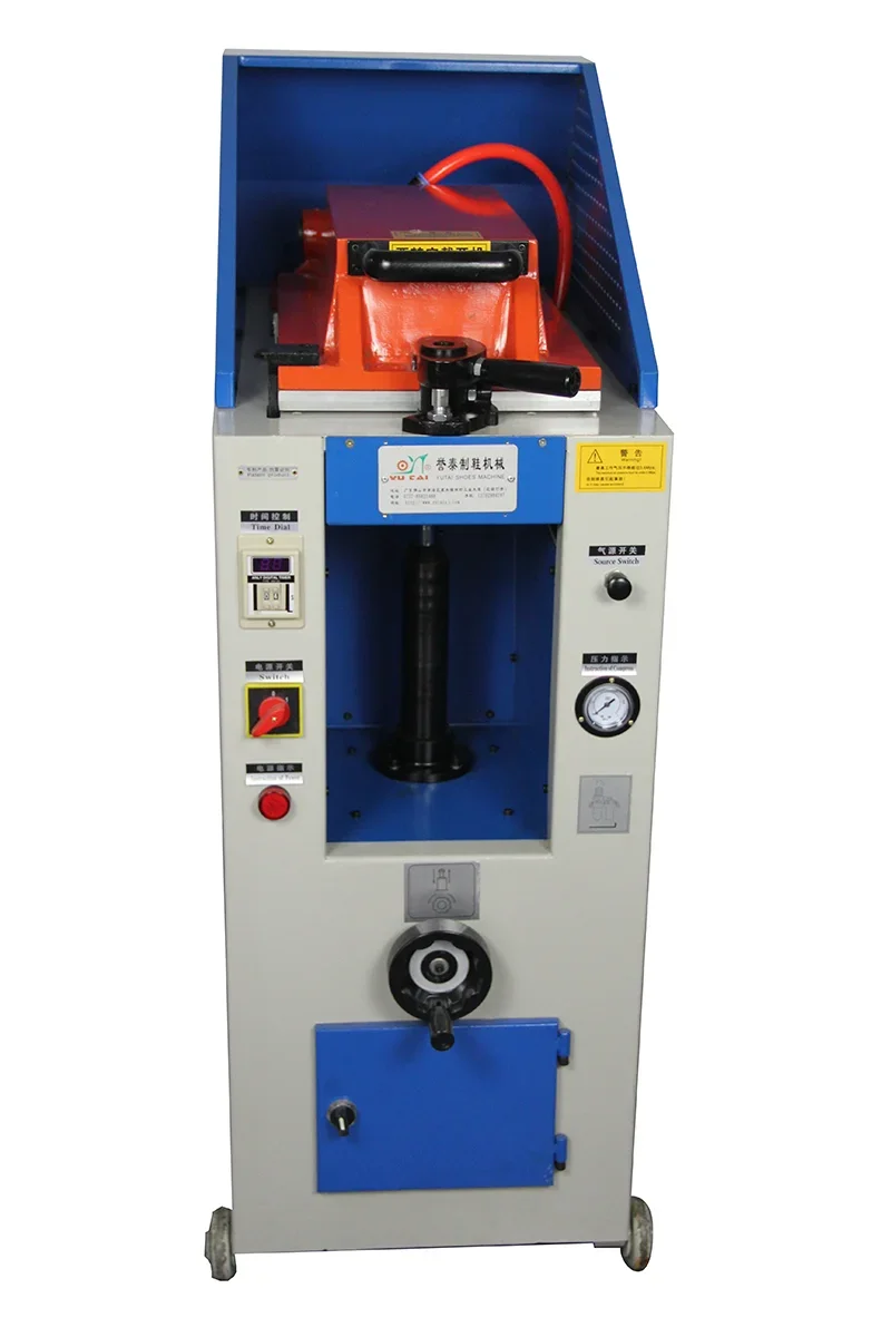 From Customers Good Comments One Work Station Pneumatic Cover-type Sole Attaching Pressing Machine