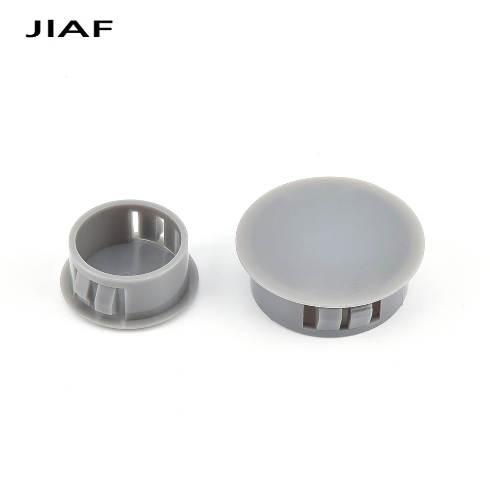 Gray 5-32mm Nylon Hole Plug HP22 SKT25 Snap-on Dust Cover Flat Head Hole Cap for Furniture Cabinet Pipe Hole