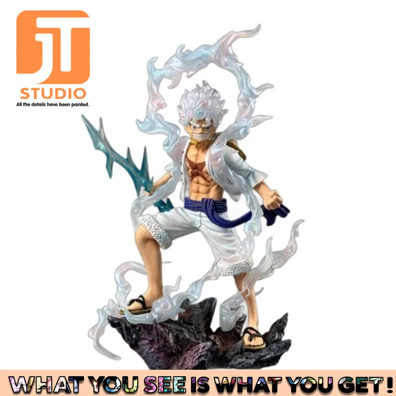 

JT Studio One Piece GK Аниме Фигурки Ника Обезьяна Д Луффи Фигурка Настольный Орнамент Статуя 28 см Фигурка Figma Toys