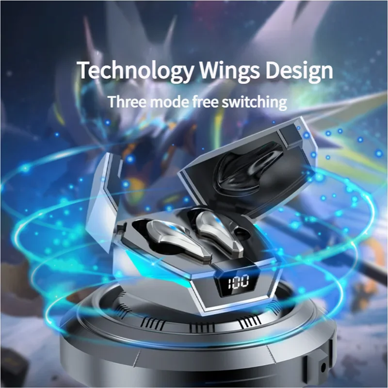 Auriculares Bluetooth 5,3 música juegos modo Dual auriculares inalámbricos Bluetooth auriculares estéreo HIFI auriculares Gamer para Xiaomi K12