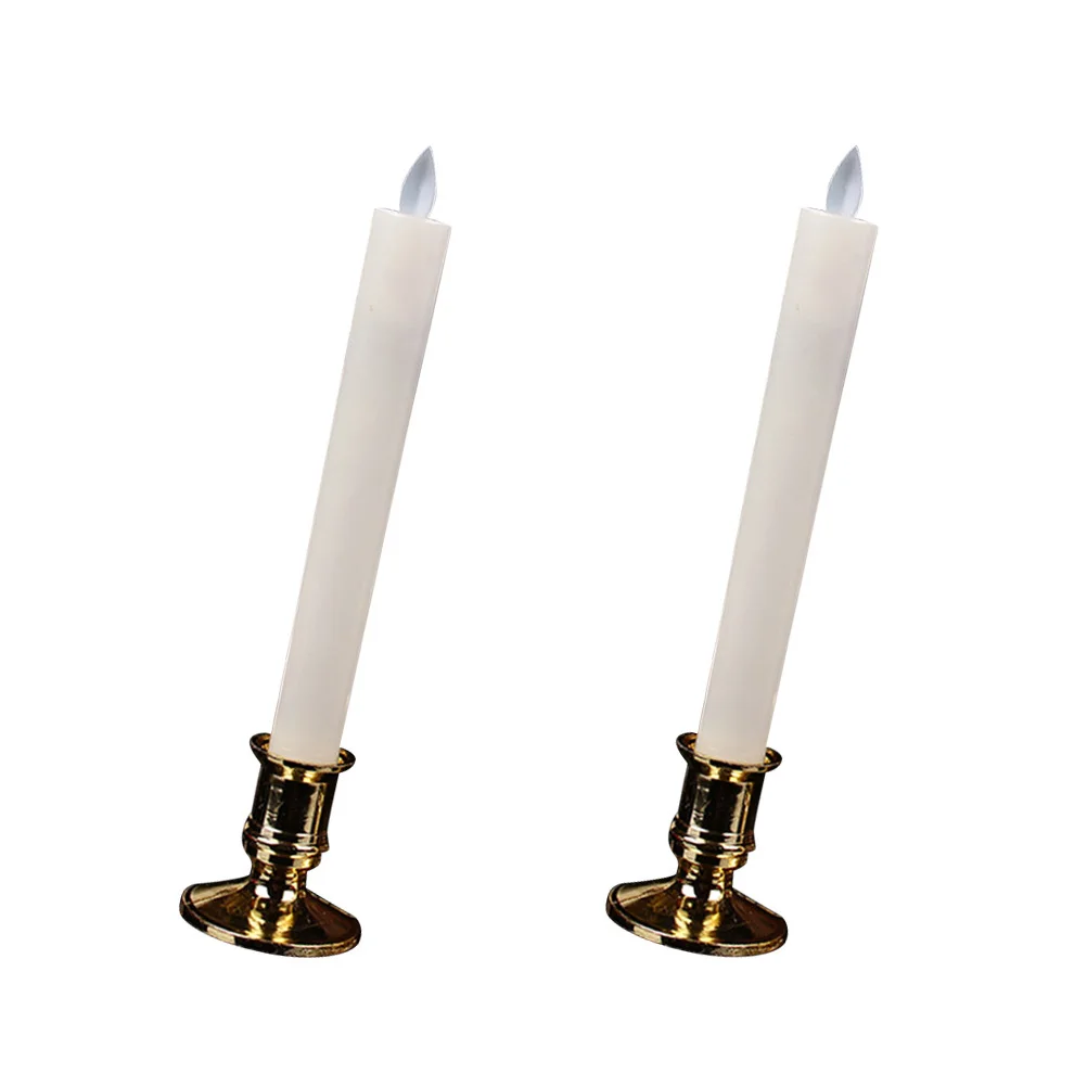 

Led Swing Lights Long Flickering Flameless Candles Safe Decorative Lamp For Home Party Wedding Holiday Night Light