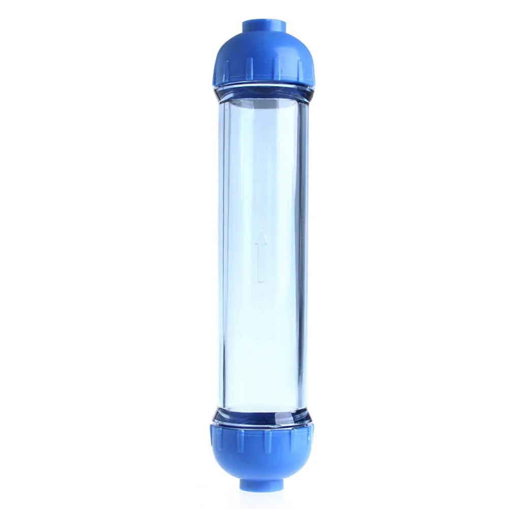 Purificador de agua de carcasa Universal, tubo de filtro de agua de ósmosis inversa transparente, Kit de piezas de carcasa T33, DIY