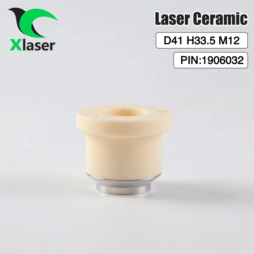 XLaser Fiber Laser Ceramic 1906032 Ceramic D41 H33.5 M12 Nozzle Holder For Fiber Laser Cutting Head