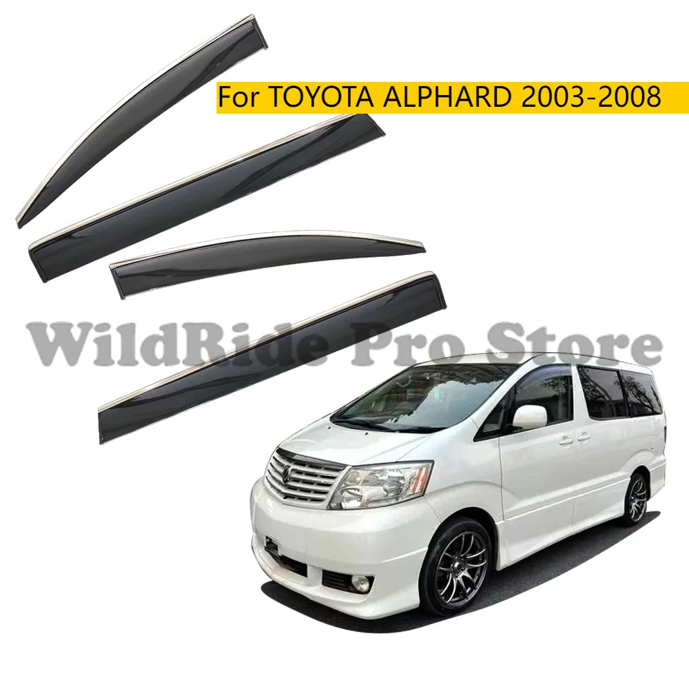 

Sun Rain Guard for TOYOTA ALPHARD 2003-2008 Weather Shield Windshield Car Door Visor Wind Deflector