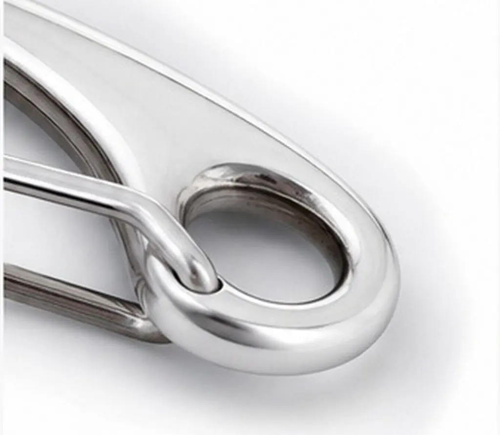 2Pcs Stainless Steel Pet Tag Clip Detach Dog Id Tag Holder for Dogs Cats Secure Fast Change Without Removing Tags