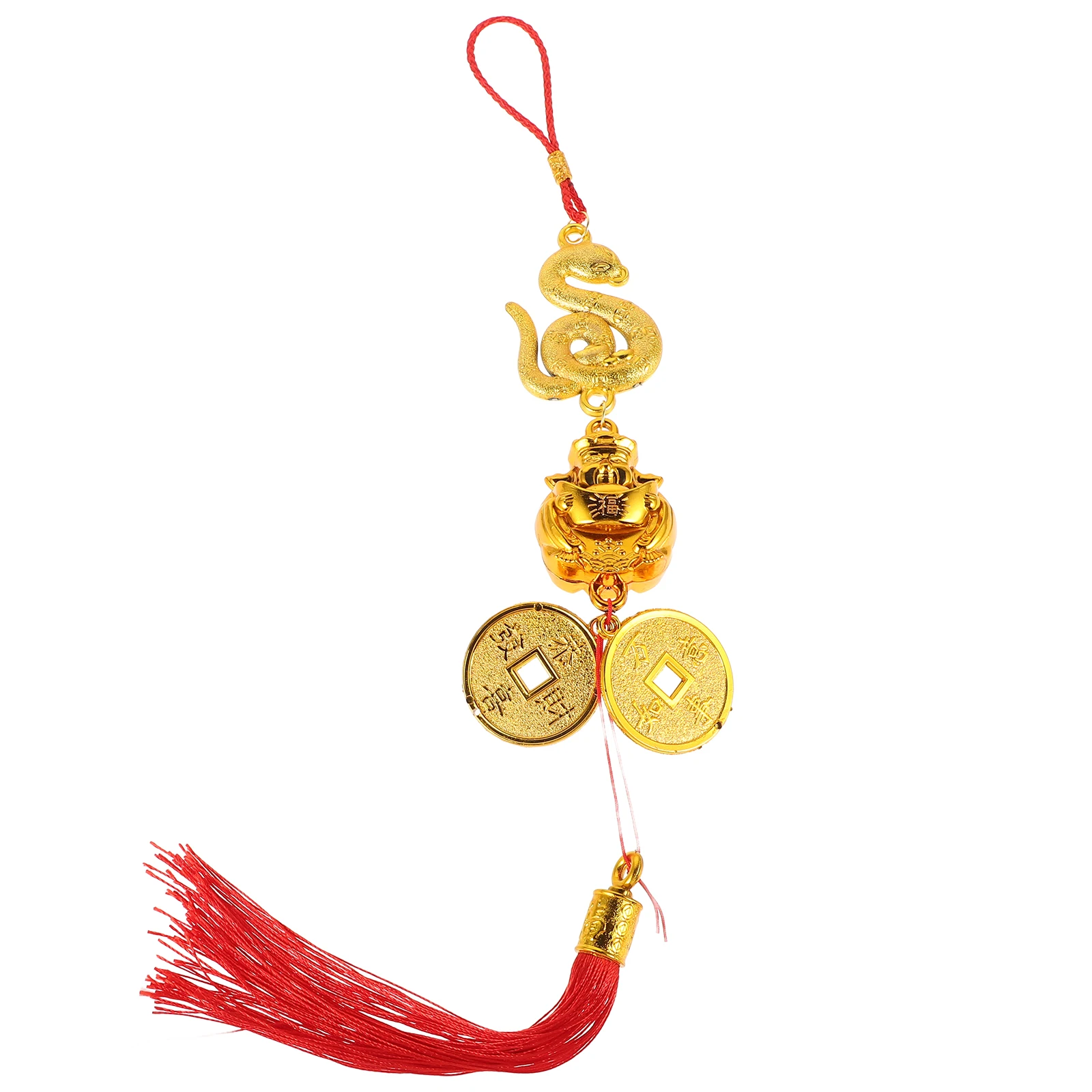 

10 Pcs God of Wealth Hanging Ornaments Chinese New Year Decorations Year's Pendants