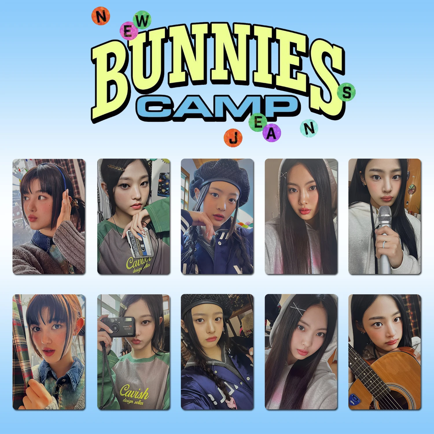 NewJeans First Fan Meeting Bunnies Camp Little Card Haerin MINJI DANIELLE HYEIN