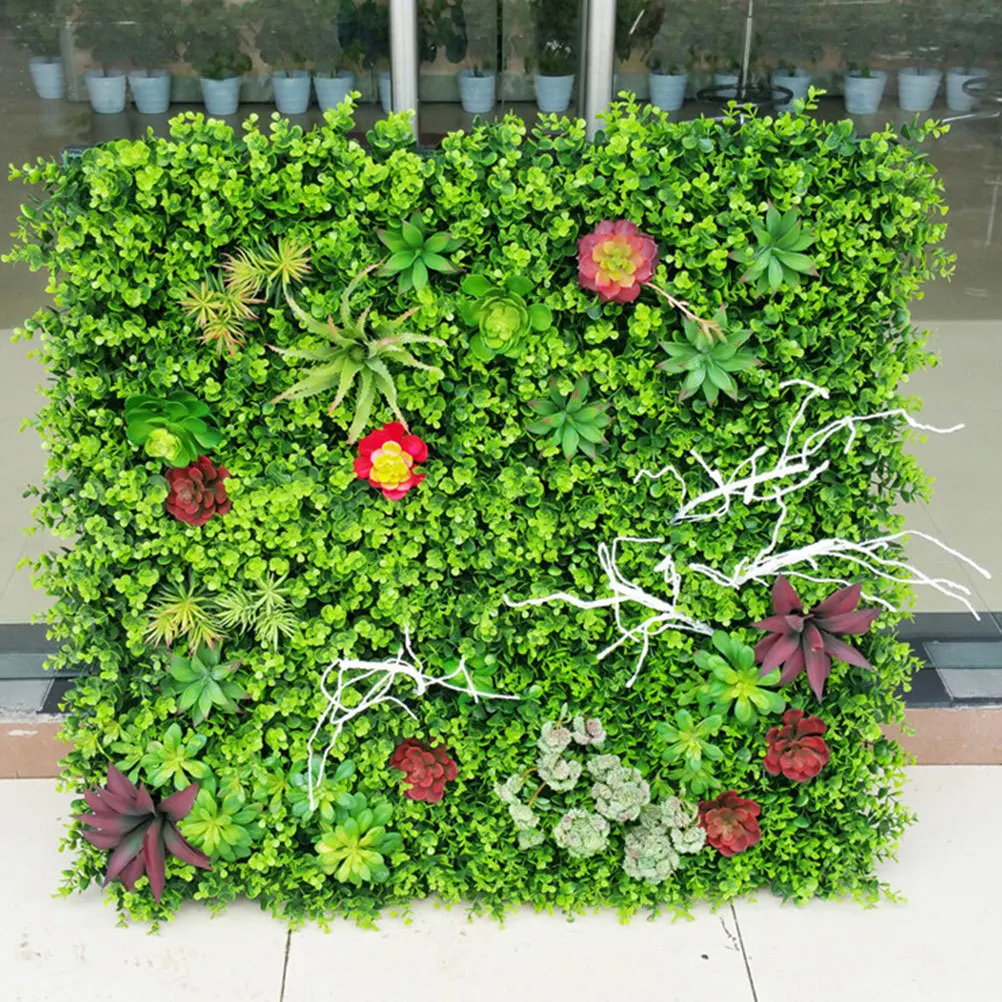

24pcs Artificial Succulent Plants Realistic No Water Needed Decorative Simulated Plant For Diy Plant Wall Household Ornament