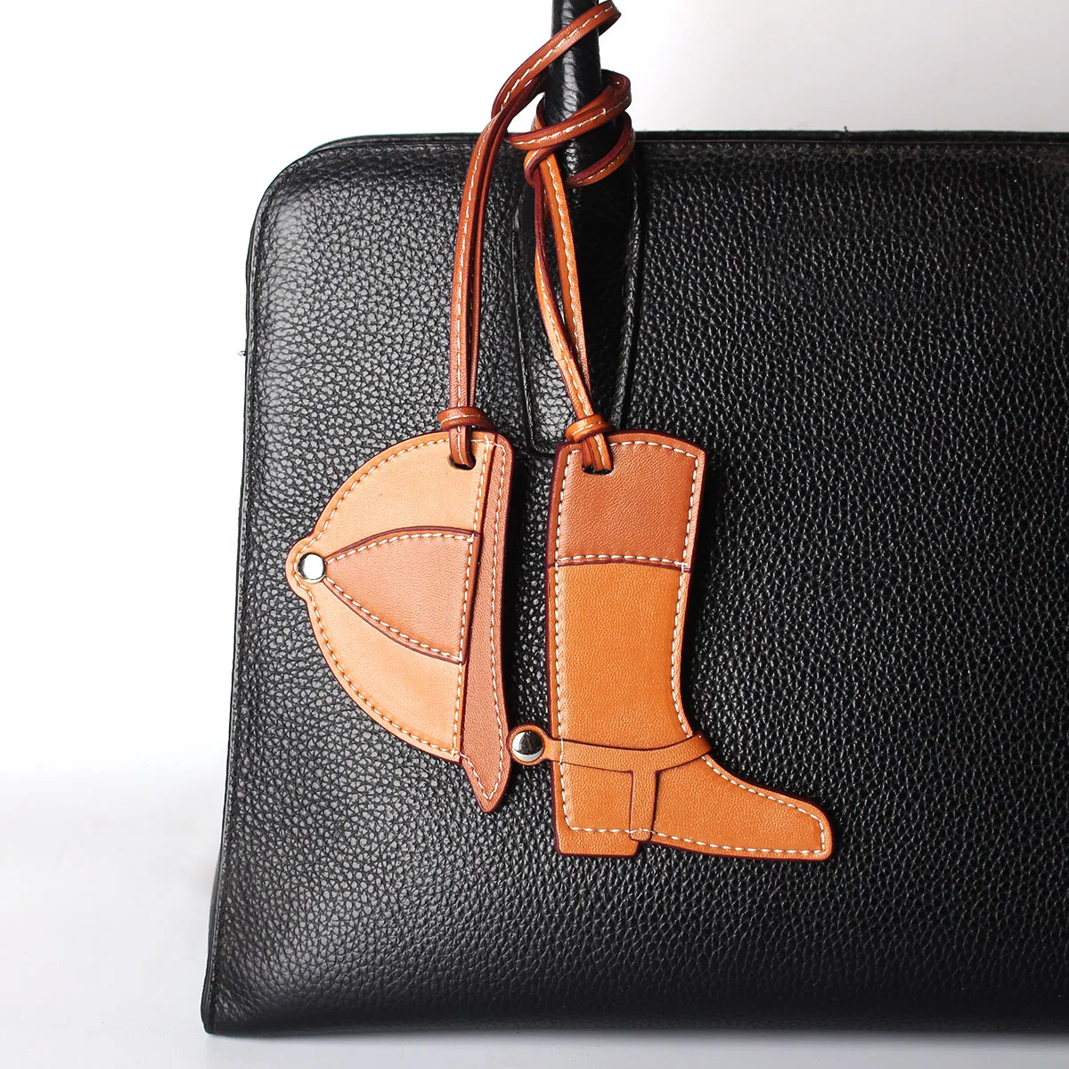 Famous Heart PU Faux Leather Shoe Boot Horseshoe Keychain Pendant For Women Ladies Bag Charm Accessories Ornament Gifts