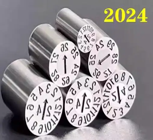 

2Pieces 20mm OD 14mm Height Mold Date Stamp