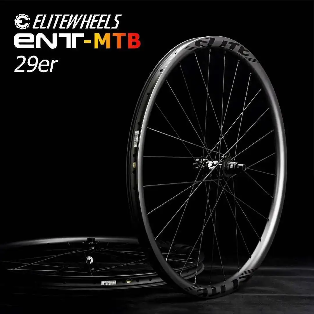 

ELITEWHEELS 29er Карбоновые колеса MTB Сверхлегкие диски для горных велосипедов M11 Прямая ступица 28/30/33/35/36 мм Ширина карбоновых колес