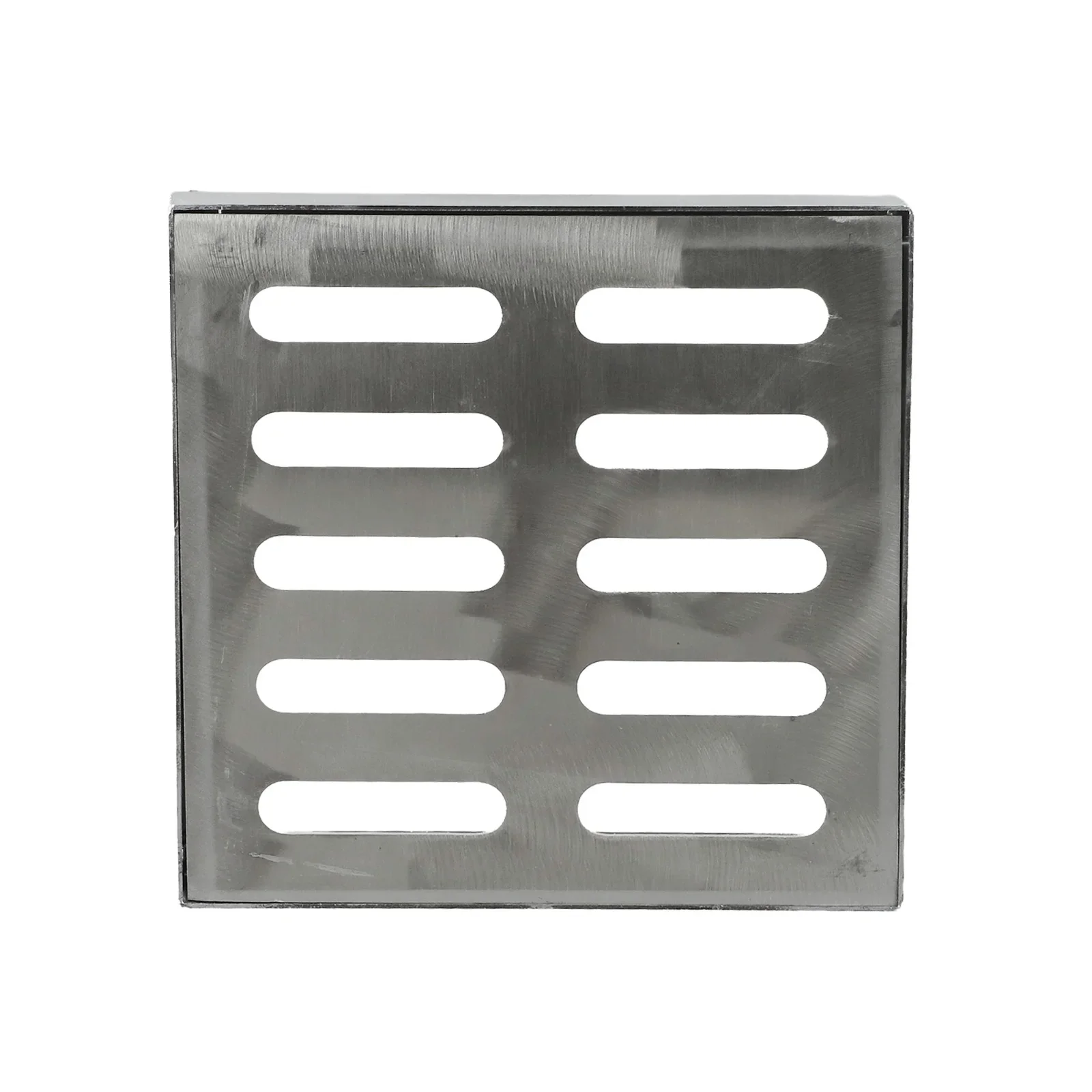 Brushed Finish Stainless Steel Drainage Cover for Outdoor Floor Channels Providing Safe Traction and Effective Rainwater Removal