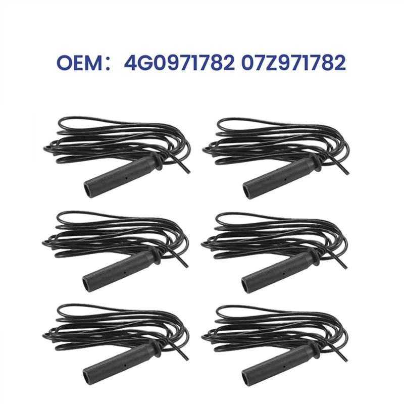 6PCS 4G0971782 Engine Glow Plug Wiring Loom Connector For VW GOLF Phaeton  A1 A4 Skoda Seat 07Z971782 4G0-971-782