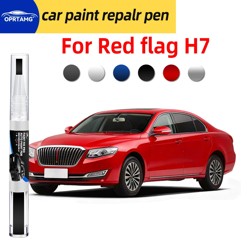 Caneta de pintura para retoque de pintura automotiva Red Flag H7, ferramenta para reparo de arranhões, acessórios para carros, reparo de cores, gadget