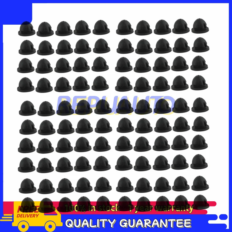 100PCS Car Engine Cover Rubber Mount Grommet Bush Bump Stop 11127614138 For BMW 1 2 3 4 5 6 7 Series Hood Bumper Buffers