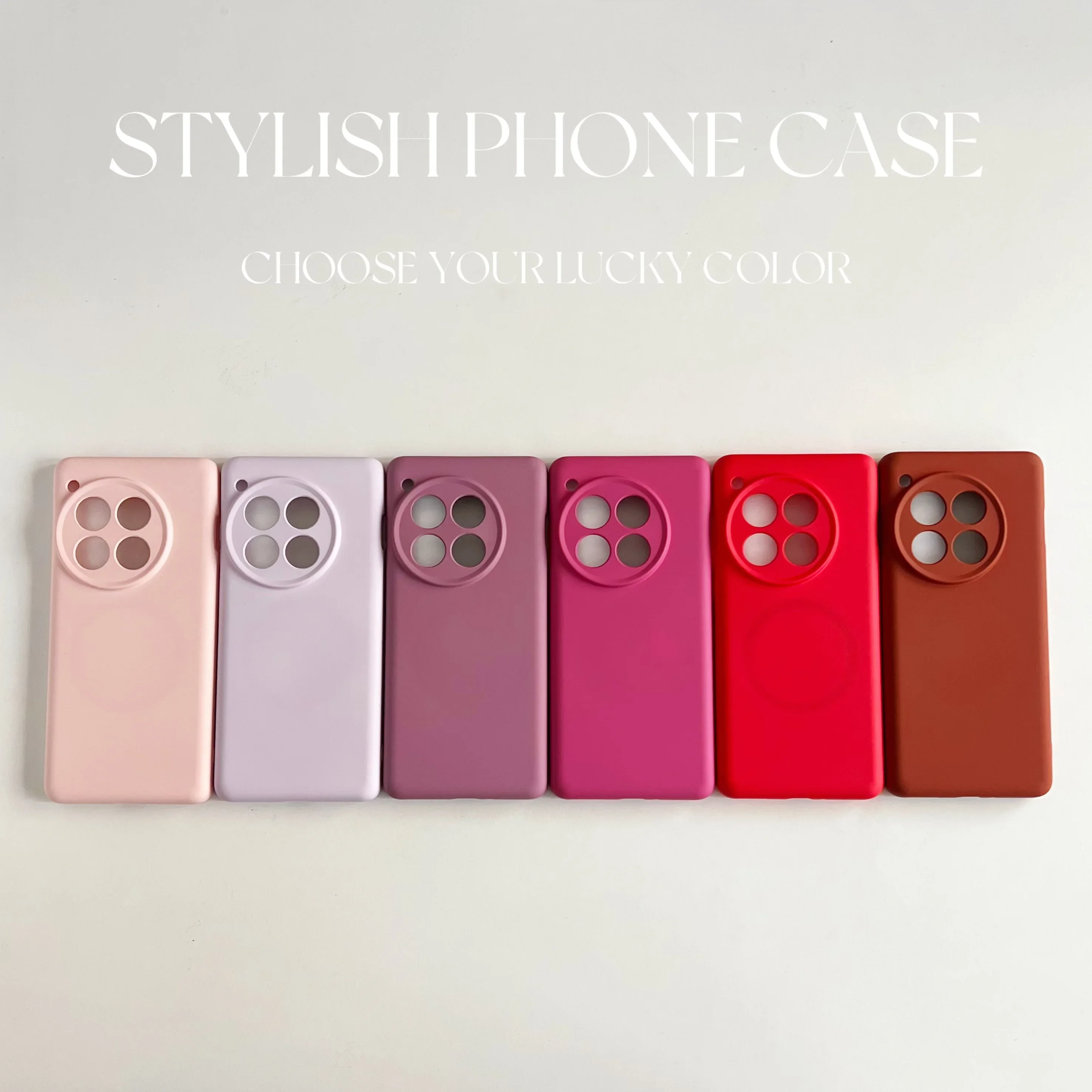 For Magsafe Wireless Charging Magnetic Soft Liquid Silicon Case For Oneplus 13 12 Skin Smooth Camera Protection Back Cover Coque