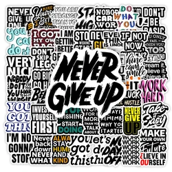 Inspirational Phrases Stickers Positive Energy Mindset DIY Gift Decal for Laptop Phone Scrapbook Bottles Graffiti Waterproof