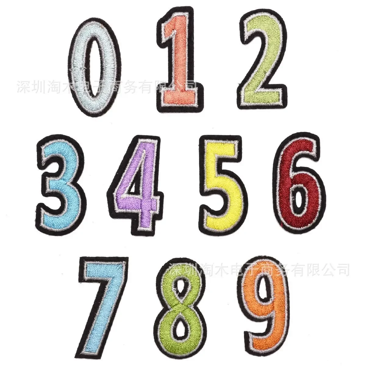 26 English Letters Fashion Embroidery Iron on Patches Small Alphabet A-Z Name Bagde Cartoon Cloth Appliques Decoration Sticker image 2