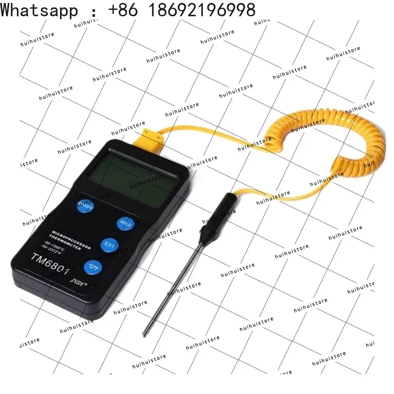 2026 Best Quality TM6801 Industrial High Temperature Digital Thermometer with K Type Thermocouple Probe and Temperature Sensor