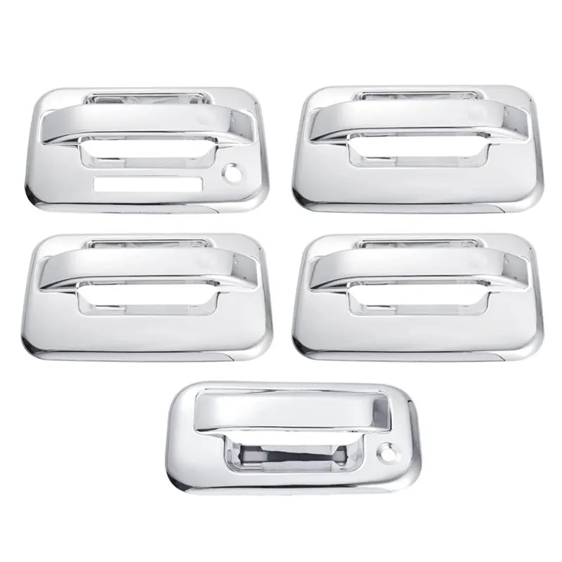 

Car Exterior Door Handle Cover & Tailgate Covers Decor Trim Accessories Silver For Ford F150 4DR 2004-2014-T47C