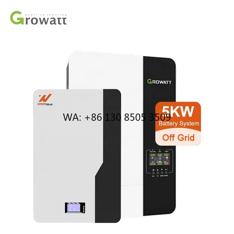 

Customized All in One BESS 5KVA Off Grid Solar Power System with Growatt SPF 5000ES Inverter and Lithium Battery