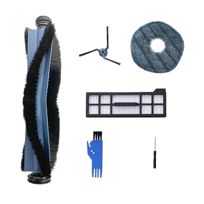 18-Piece Replacement Parts Kit For Eufy X10 Pro Omni Vacuum Cleaner, Including Main Brush, Side Brushes, Filters Etc.