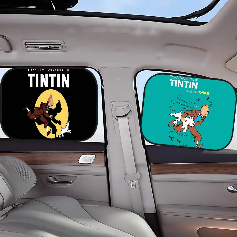

Универсальный солнцезащитный козырек A-Adventures Of TintinsS, 1 шт., автомобильный адсорбционный козырек, солнцезащитный козырек на боковое окно, авто солнцезащитный козырек для детей и взрослых