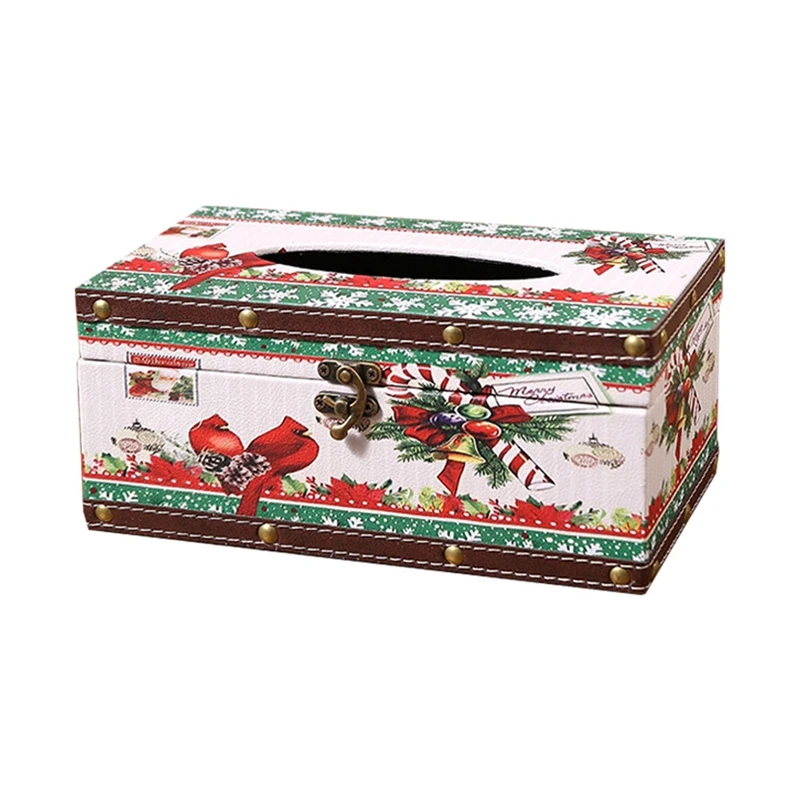 

Christmas Tissue Box Home Indoor Dining Table Living Room Coffee Table Desktop Paper Box Tissue Tube