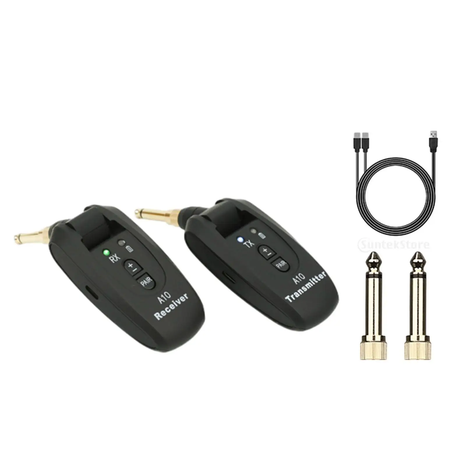 Wireless Guitar System Music Recording Equipment Condenser Mic Portable