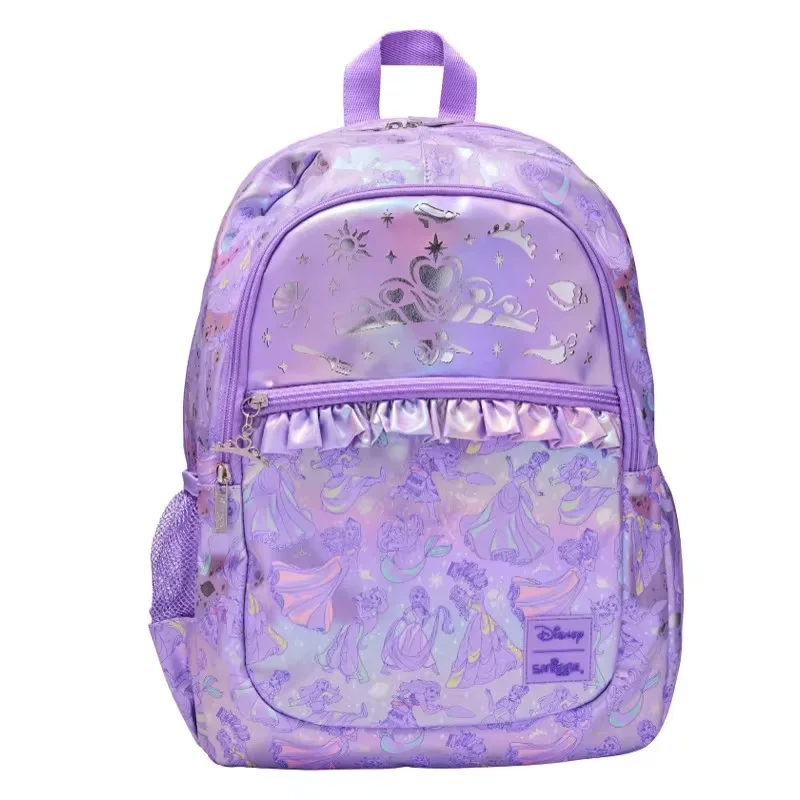 Australia Smiggle Disney Princess Tornister o dużej pojemności Plecak dziecięcy Codzienna torba rekreacyjna na świeżym powietrzu Prezent otwarty