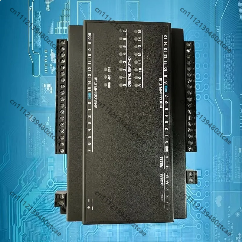 16AI 16DI IO Acquisition Module RS485 RS232 Modbus PLC Expansion Module