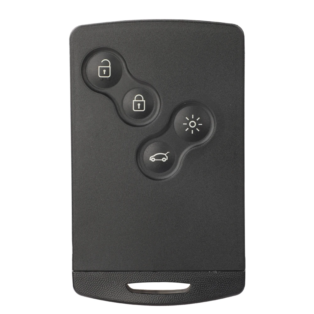 Jingyuqin New 5pcs 434MHz ID46 4A HandsFree Remote Smart Car Key For Renault Megane Fluence Laguna Scenic Clio Captur Koleos